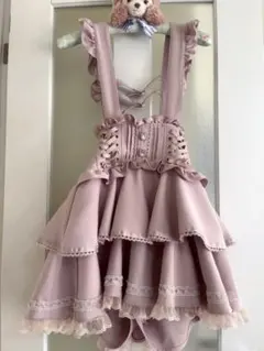 LIZLISA サスペンダー付きティアードスカパンのサムネイル