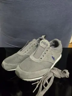 POLO RALPH LAUREN スニーカースエード グレー 28.0cmのサムネイル