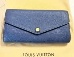 《美品》ルイヴィトン アンプラント ポルトフォイユサラ ノワール 長財布