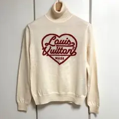 美品✨️ルイヴィトン NIGO インタルシアハート XSタートルネック ニットのサムネイル