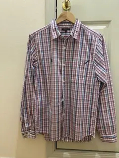 R.NEW BOLD チェック柄 ボタンダウン長袖シャツ