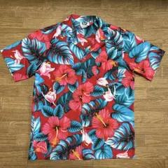 ハワイmade HILO HATTIEアロハシャツ M