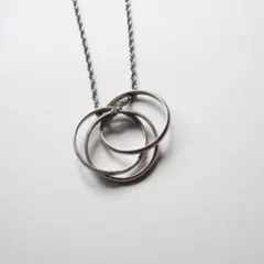 シルバー　ロングネックレス　チャーム　y2k