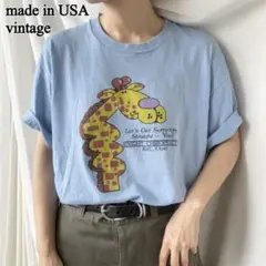 アメリカ製ヴィンテージ 染み込みプリントTシャツのサムネイル