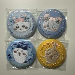 ちいかわ 刺繍缶バッジビスケット２ハチワレ うさぎ 古本屋 まとめ売り