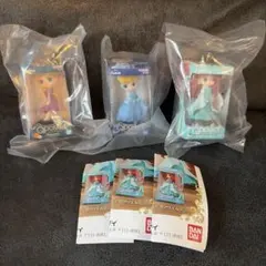 Qposket ディズニー ミニチュアコレクション フィギュア 3種セット