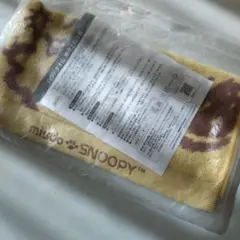 ミスド　スヌーピー ハンドタオル イエロー