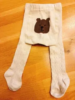クマ刺繍 ベビータイツ 0-12ヶ月　Gap
