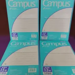 新品未使用　KOKUYO Campus ノート 15段3冊 、13段 1冊セットのサムネイル
