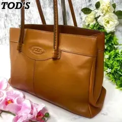 TOD'S トッズ MOCASSINO モカシーノ トートバッグ キャメルのサムネイル