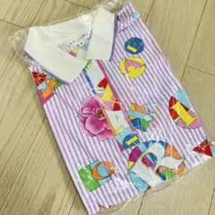新品未開封　LEONARD SPORT レオナール ポロシャツ 花柄 ゴルフ Mのサムネイル