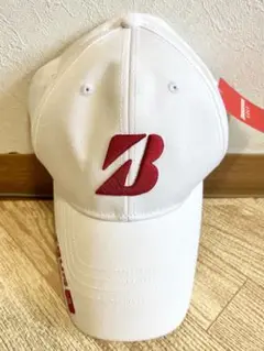 BRIDGESTONE ゴルフキャップ フリーサイズ ホワイト