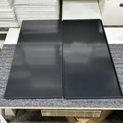【メタリック】USMHallerパネル 33.5×73.5cm ブラック2枚組