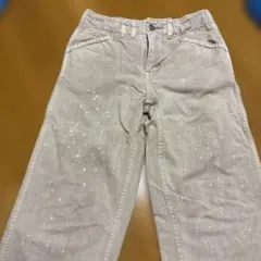 美品GoToHollywood デニム&ダンガリーペンキ汚しパンツ140