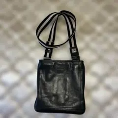 チ*ロ様 美品BALLY 黒 レザー ショルダーバッグ