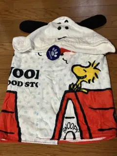PEANUTS スヌーピー フード付きポンチョ タオルのサムネイル
