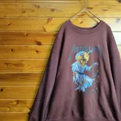 METALICA　メタリカ　トレーナー　スウェット　骸骨　ドクロ　スカル　Ⅼ