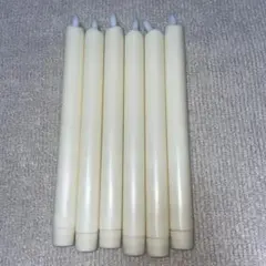 배터리로 작동되는 LED 양초 6 개 세트