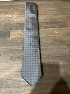 0323_ポールスミス ネクタイ グレー ドット