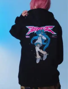 初音ミク×BAIT×Pancho Abalos新品メンズパーカーL黒