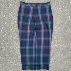 00s BEAMS チェックパンツ タータンチェック スラックス Mのサムネイル