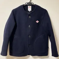 値下げ中★DANTONダントン ウールモッサノーカラーコート ネイビー38