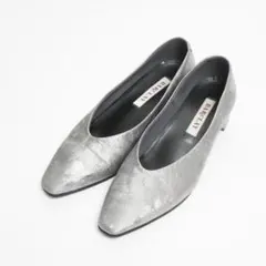 【未使用級】バークレイ フラットパンプス スクエアトゥ 22.5cm