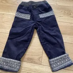 【新品未使用タグあり】ラキエーベ 長ズボン 100cm ネイビー 子ども用