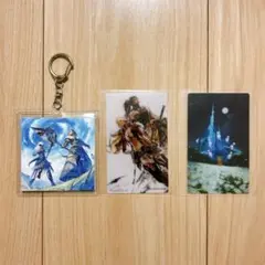 FF14 ミュージックコレクションキーチェーン バイナルシリーズ クリアカード