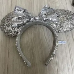 ディズニー ミッキーシルバーカチューシャ
