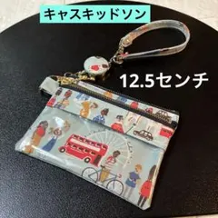 ☆大きめ！キャスキッドソンICパスケースキーリール付き付きラミネート