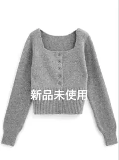 スクエアネックニットトップス[tu1526] GRL グレイル