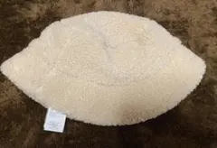 新品未使用　WEGO リバーシブルファーボアバケットハット　バケハ　オフホワイト