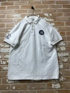 Golfickers ハーフジップ ポロシャツ ホワイト XL - メルカリ