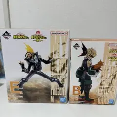 一番くじ 僕のヒーローアカデミア爆豪勝己 プレゼントマイク フィギュア2点セットのサムネイル