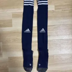 adidas ネイビー 紺　サッカーソックス