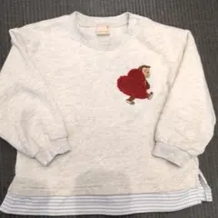 petit main おさるのジョージトレーナー 90サイズ