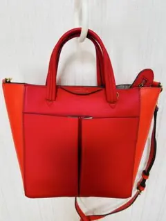 ANYA HINDMARCH トートバッグ レッド/オレンジ