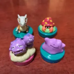 レア 当時物 ポケモン フィギュア スタンプセット 平成レトロ