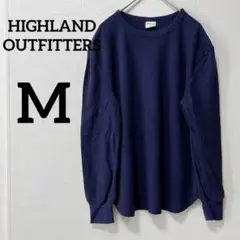 海外古着✨️HIGHLAND OUTFITTERS【Ｍ】ネイビー Tシャツ 長袖