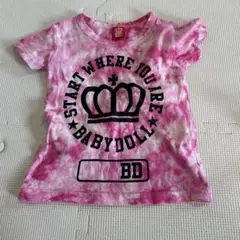 BABYDOLL タイダイ柄 Tシャツ ピンク