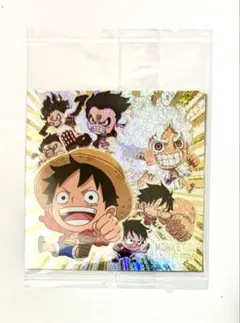 ONE PIECE 大海賊シールウエハース　ルフィ　SGR log.10