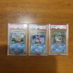 PSA】ゼニガメ カメール カメックス 3枚セット - メルカリ