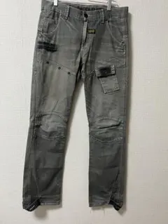 g-star raw ジースターロウ　グレー デニムパンツ　GS3301R