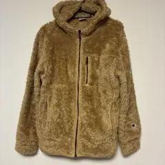 Champion フリースジャケット ボア ベージュ SMALL