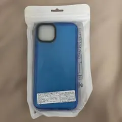 iPhone用ケース ブルー シンプル
