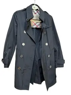 BURBERRY トレンチコート 黒 USA2 ITA36 ベルト付
