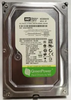 WD3200AVVS 320GB AV-GP SATA HDDのサムネイル