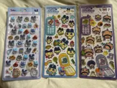 ボンボンドロップシール＆平成はっぴーフォンセット☆みみっち＆まめっち＆おやじっち