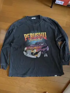 Perushu ユーズドライクピグメント 長袖カットソー
